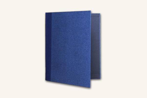 Orchestra folder for sheet music, sturdy, blue, handmade in Germany